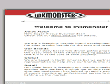 Tablet Screenshot of inkmonster.com